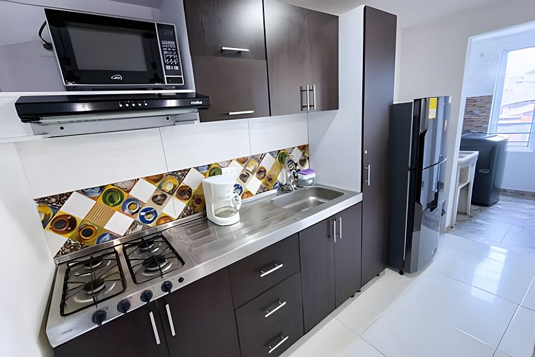 Amplio Y Moderno Apartasuite En El Centro