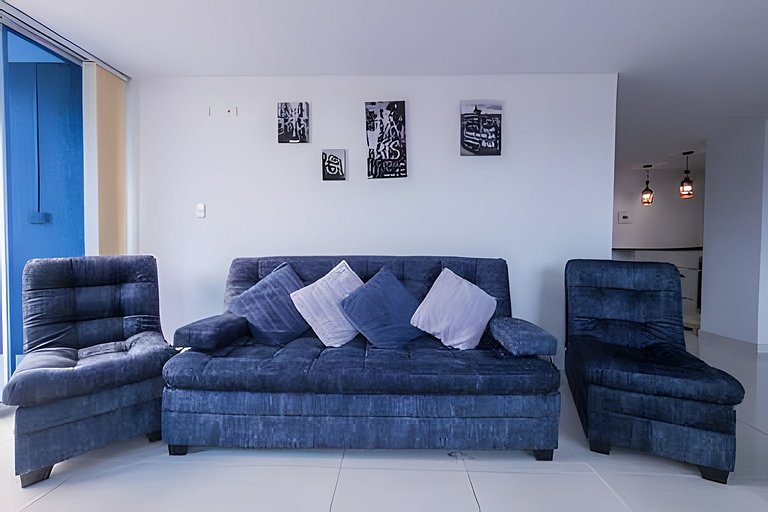 Amplio Y Moderno Apartasuite En El Centro